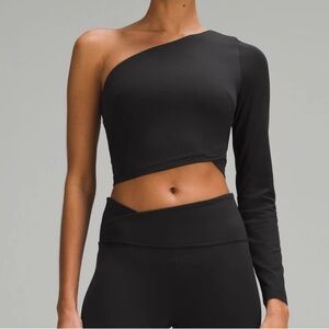 Lululemon Asymmetrical One Sleeve with built in bra